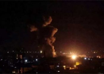 نئے سال کی پہلی رات میں غزہ پر بمباری