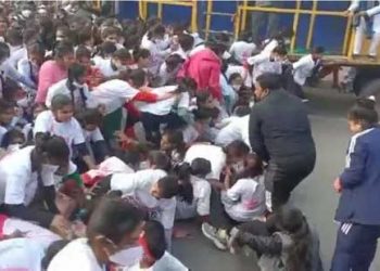 بریلی میں کانگریس کی ’میراتھن ‘میں بھگدڑ، کئی لڑکیاں ہوئیں زخمی