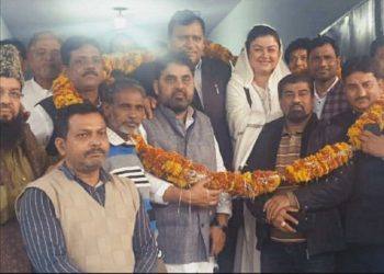 کانگریس لیڈرڈاکٹر اعظم بیگ کو اہم ذمہ داری ملنے پر جے پور میں شاندار استقبالیہ