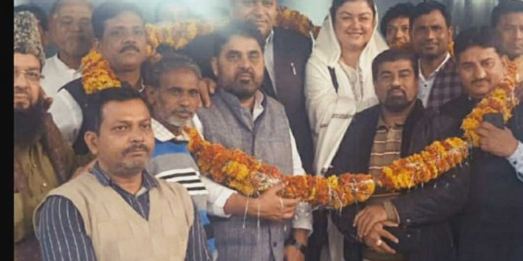 کانگریس لیڈرڈاکٹر اعظم بیگ کو اہم ذمہ داری ملنے پر جے پور میں شاندار استقبالیہ