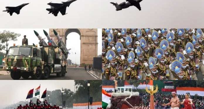 راج پتھ پر دنیا نے ہندوستان کی فوجی بہادری کا مشاہدہ کیا