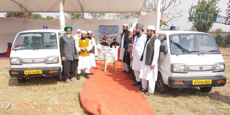 اجمیرمیں عرس زائر ین کے لیے جمعیۃ علماء ہند کا میڈیکل کیمپ شروع