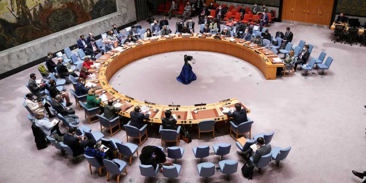 روس یوکرین کشیدگی پر این ایس سی میں مذمتی قرار داد، روس کے خلاف 11 ووٹ، بھارت اور چین سمیت تین ممالک ووٹنگ سے دور رہے