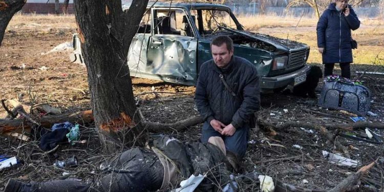 یوکرین کی راجدھانی کیف میں روسی فوج داخل، کئے گئے 30 سے ​​زائد فضائی حملے