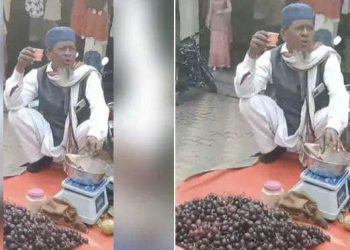 کچا بادام،کچا امرود کے بعد انگور کی باری،ویڈیو وائرل