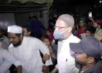 اویسی کا جہانگیر پوری کا دورہ،ایک کمیونٹی کو نشانہ بنانے کا الزام