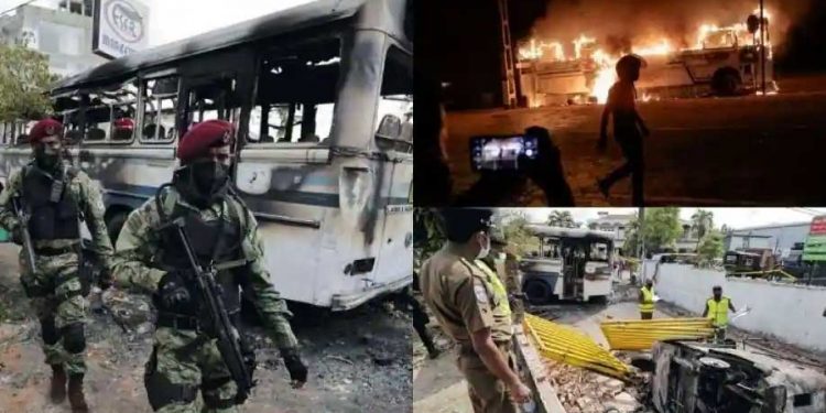 سری لنکا: معاشی بحران اور پرتشدد مظاہروں کے بعد ایمرجنسی نافذ