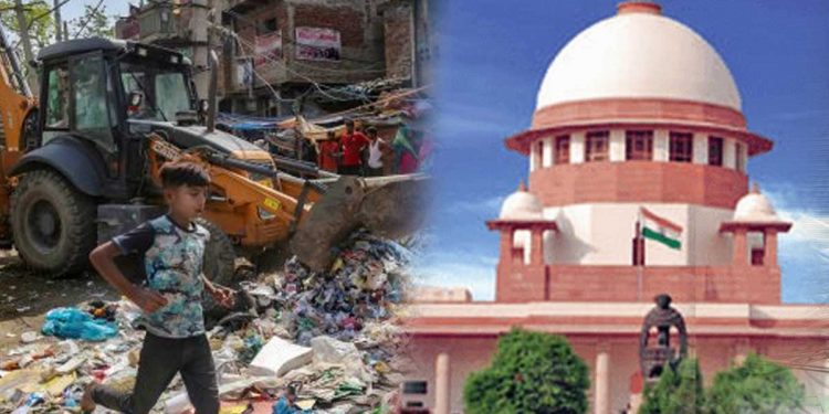 بلڈوزرپر ملک بھر میں روک نہیں لگا سکتے: سپریم کورٹ