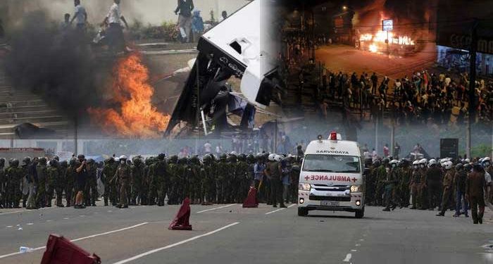 سری لنکا: تخريب کاروں کو ديکھتے ہی گولی مارنے کا حکم