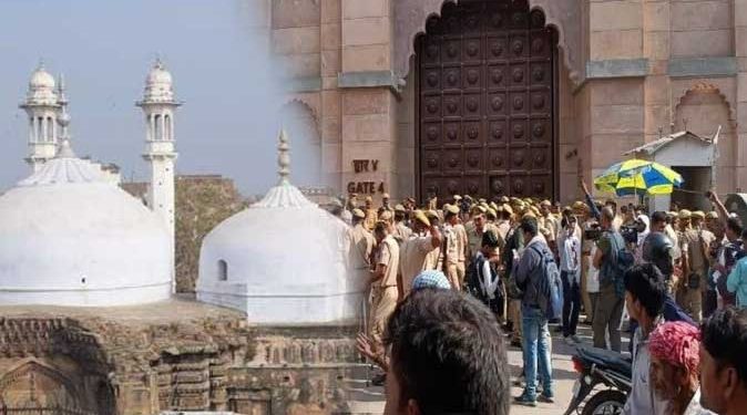 گیان واپی مسجد کا سروے شروع ،احاطہ میں اللہ اکبر اور ہر ہر مہادیو کے نعرے