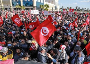 تیونس: صدر سعید کی ’آمرانہ حکومت‘ کے خلاف احتجاجی مظاہرے