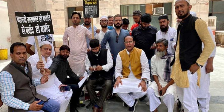 نوپور شرما کے خلاف دہلی میں AIMIM کا احتجاج