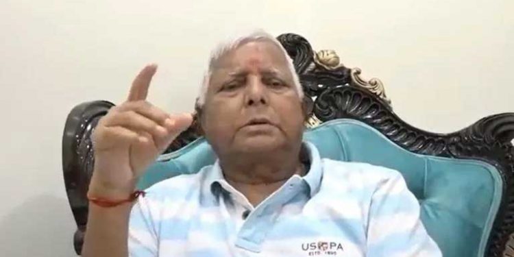 ’بھارت خانہ جنگی کی طرف بڑھ رہا ہے‘: لالو یادو کا بی جے پی پر حملہ