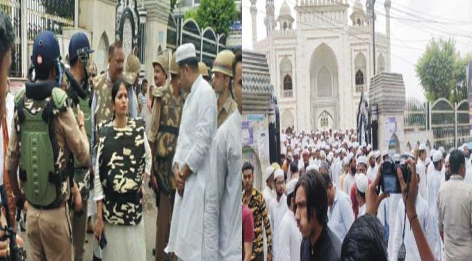 نماز جمعہ پر امن طریقہ سے ادا کی گئی، انتظامیہ نے راحت کی سانس لی