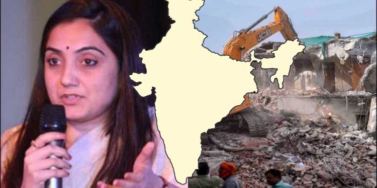 نوپور اور بلڈوزر:تشد د کے کھیل میں بھارت ہارے گا