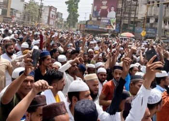 نماز جمعہ کے بعد دہلی یوپی میں زبردست مظاہرے،نوپور کے گرفتاری کا مطالبہ