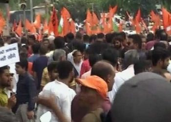 کرفیو کے باوجود ادے پور میں جلوس نکالا،حالات کشیدہ