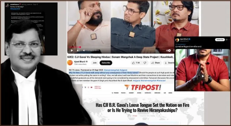 Chief Justice Gavai attack right-wing campaign