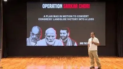 Rahul Gandhi Haryana Vote Scam