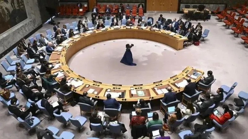 English: Trump Gaza plan approved in UN Security Council