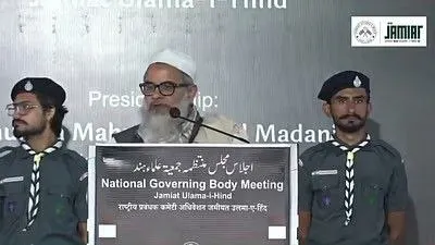 Mahmood Madani Sharp Remarks Media BJP