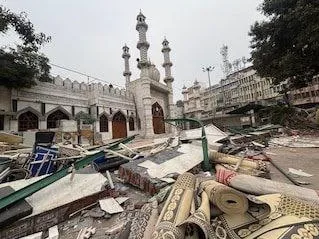 Delhi Faiz Ilahi Mosque Demolition