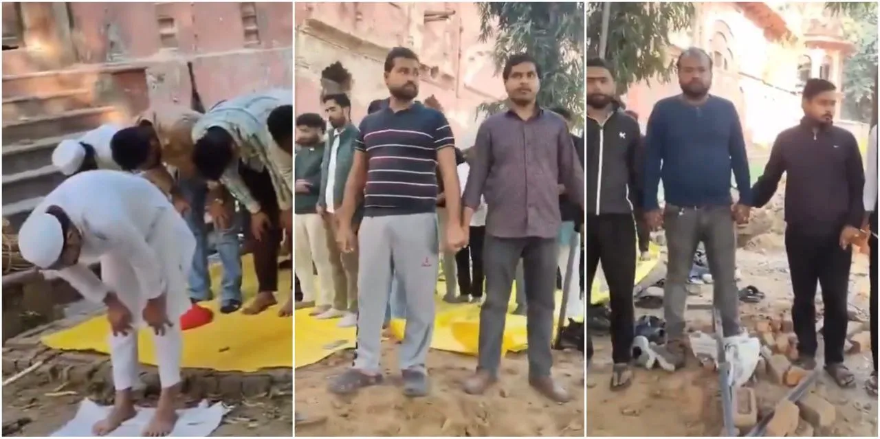 Lucknow University Harmony Human Chain